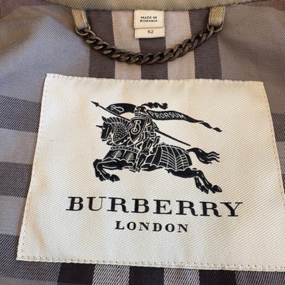Auth. Burberry London Men Trench Coat 🧥 52EU/44US - Picture 6 of 11
